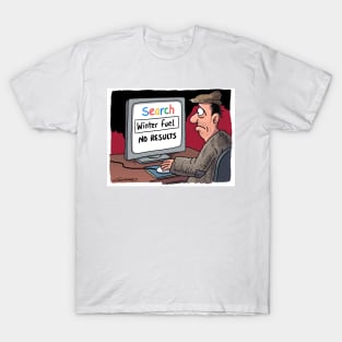 Google search for winter fuel T-Shirt